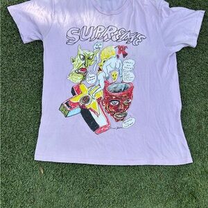 Supreme Graphic Tee - Purple